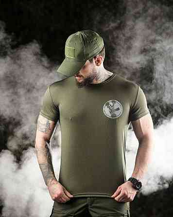 Тактическая потоотводящая футболка Odin  dzen  олива  ВТ6662 Одесса