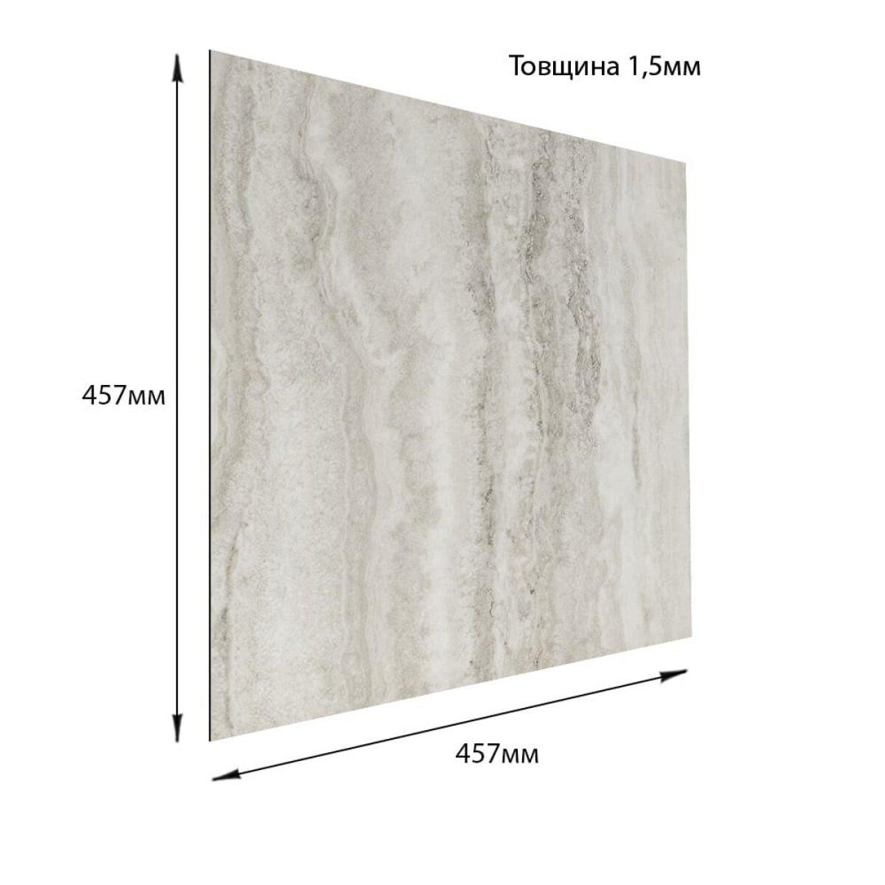 СВП-115 Самоклеящаяся виниловая плитка 457х457х1,5мм МАТ SW-00003255 Днепр - изображение 2