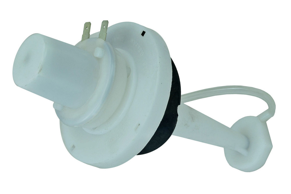 Мотор бачка омывателя 2101-2107, 2121, 3302, 2217, 2705 в сборе старый образец 12В (морковка) КНР Мукачево - изображение 1