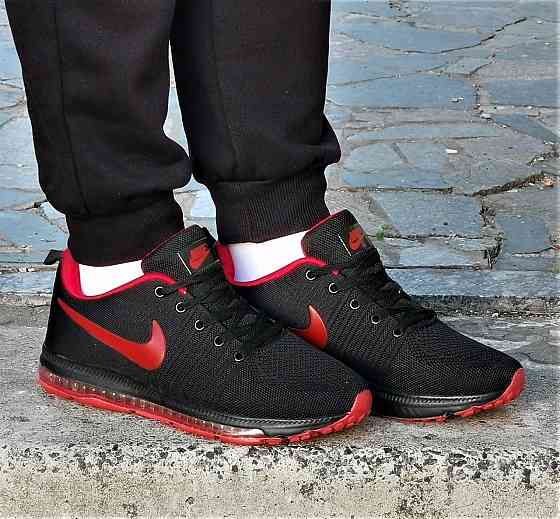 Кроссовки Nike 97 Черные Мужские Красные с Амортизацией Балоном Найк (размеры: 45) Днепр