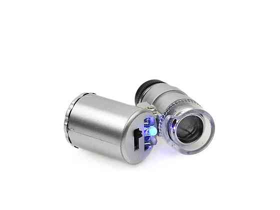 Мікроскоп кишеньковий (лупа) "GeKo" 60x (60-кратний) Стрый