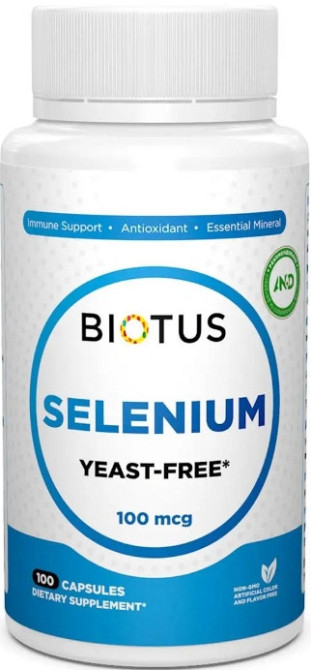 Селен Biotus Selenium 100 мкг 100 капс Киев - изображение 1