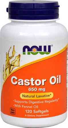 Олія Касторова CASTOR OIL 650 mg 120 sgels Луцьк