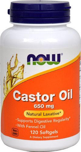 Олія Касторова CASTOR OIL 650 mg 120 sgels Луцьк - фото 1