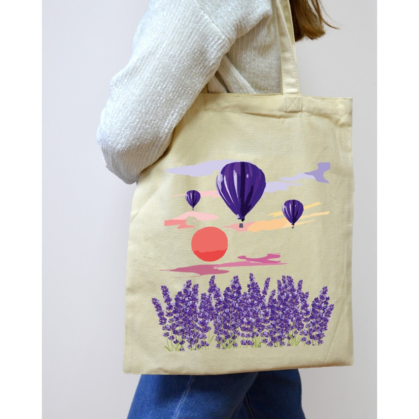 Екошопер BookOpt BK4066 "Навколо світу на повітряній кулі" бежевий Київ - фото 7