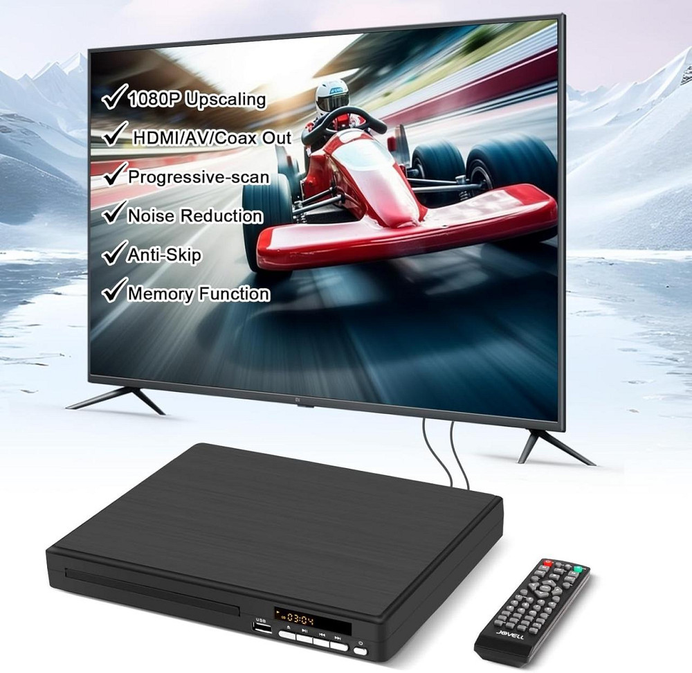 DVD-програвач JOVELL  DVD-198 для телевізора із виходом HDMI та AV Дніпро - фото 4