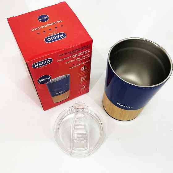 Довговічний термос з вакуумною ізоляцією, Туристичний термос для холодних і гарячих напоїв WA-22 Івано-Франківськ