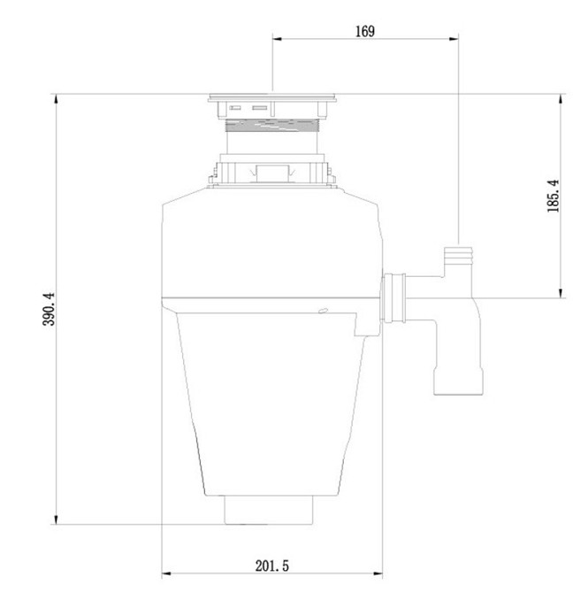 Подрібнювач харчових відходів Zerix ZD-01-0,5 390Вт (ZX6154)   ( 24931 ) Харків - фото 2