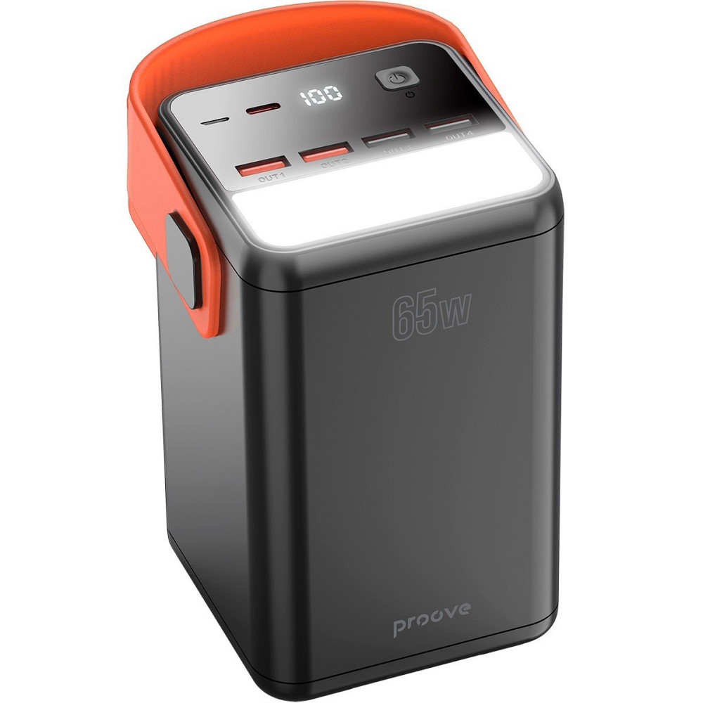 Універсальна мобільна батарея Proove Powerbox 65 W 60000 mAh Black (PBPB65412201) Чорний Харьков - изображение 2