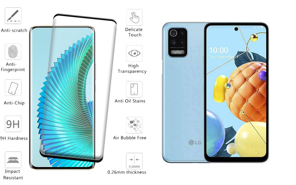 Захисне скло HyperGlass Pro для LG K62, LG K62+ – максимальна чутливість та захист Київ - фото 2
