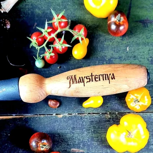 Сковорідка d28*6cм з дерев'яною ручкою чавунна лита Т306Ук Майстерня Житомир - изображение 8