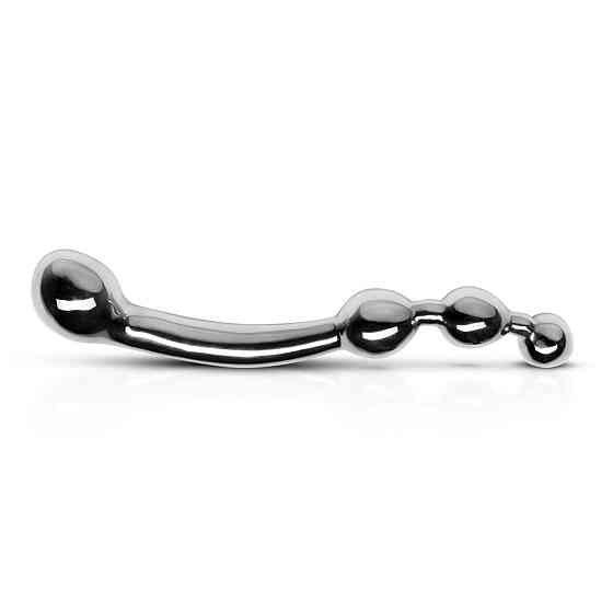 Анально-вагінальний стимулятор Sinner Gear Unbendable – Multi-Stim Pleasure Wand Metal Anal Dildo Sex Aura Київ
