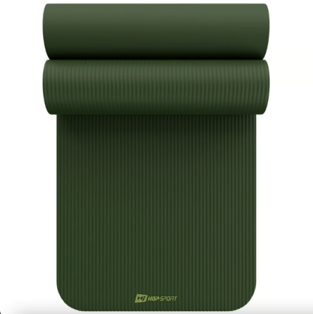 Колрик для йоги Hop-Sport HS-NB015GM NBR 1,5см темно-зеленый Киев