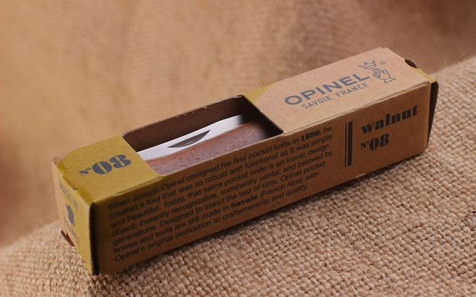 Туристичний Ніж Opinel Inox Lux Walnut No8 VRI Горіх (000648/002022) Нововолинськ - фото 6