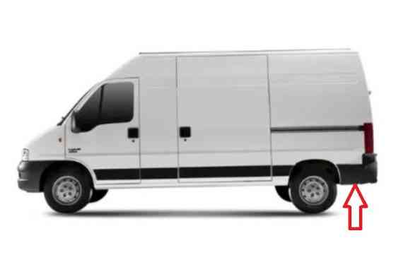 Накладка боковая задняя левая за аркой GP Peugeot Boxer 1 Тип 244 37x34cm (1308127070) Киев