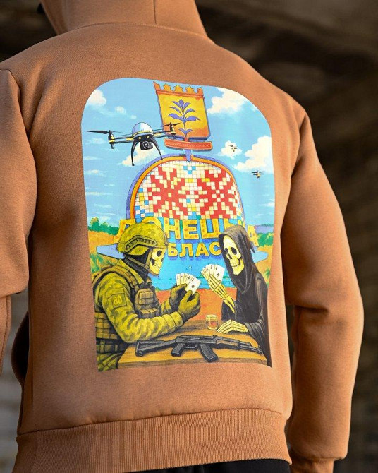 Милитари худи на флисе GENESIS Донецька область койот ПП8083 Одесса - изображение 5