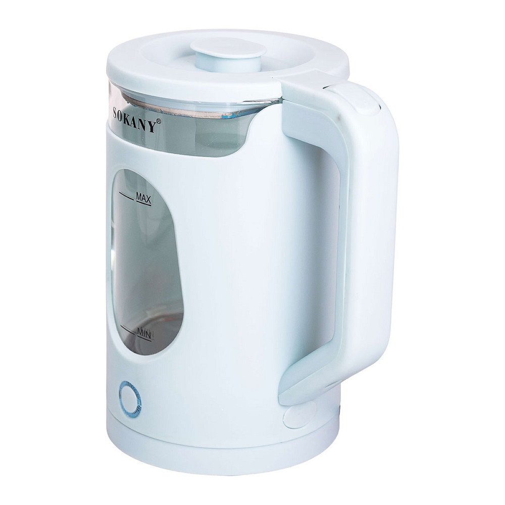 Sokany Електрочайник побутовий 2,3 л Sokany дисковий з автовимкненням SK-SH-1071BL Київ - фото 7