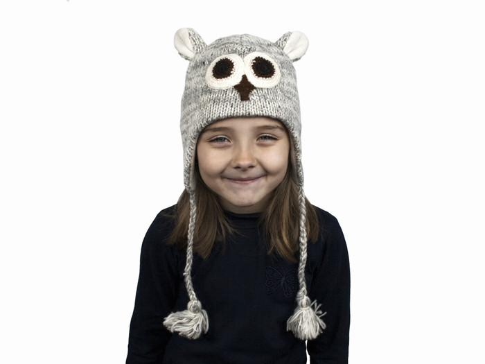 Шапка детская зимняя для девочки Сова Киев - изображение 1