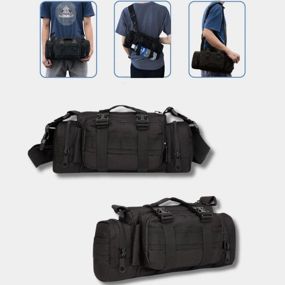 Тактична сумка для чоловіків на плече, Чоловіча невелика сумка месенджер для військових BK-25 Львів - фото 7