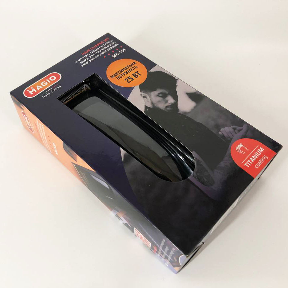 Професійний тример з набором насадок MAGIO, Професійний тример з насадками, Надійна машинка для стрижки QM-12 Львів - фото 7