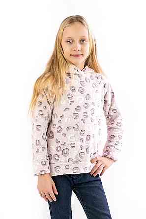 Худі дитячий, бежевий, сірий меланж топ 122 Крохатушка одяг Київ