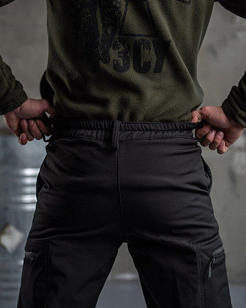 Тактичний костюм SoftShell Police black ВТ7623 Київ - фото 7
