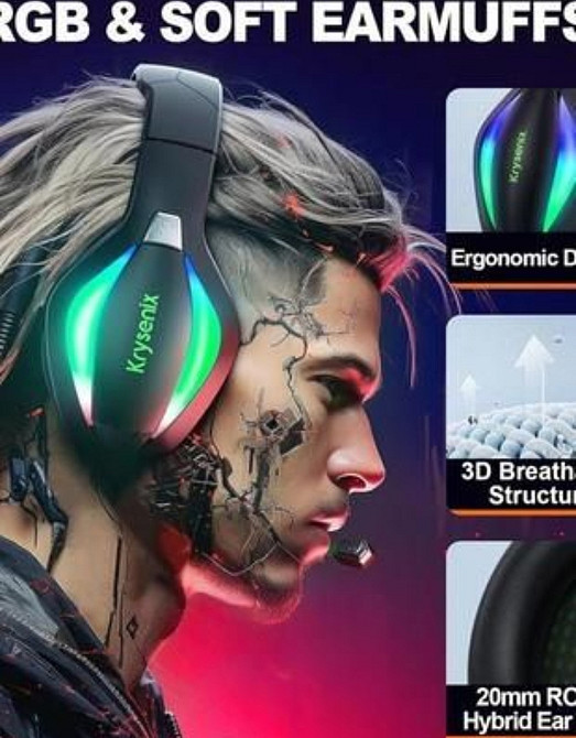 Профессиональная геймерская гарнитура нового поколения. Харьков - изображение 5