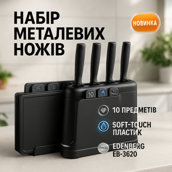 Набор ножей для каждой кухни, Професиональный кухонный набор ножей литых кухонных NY-11 Львов
