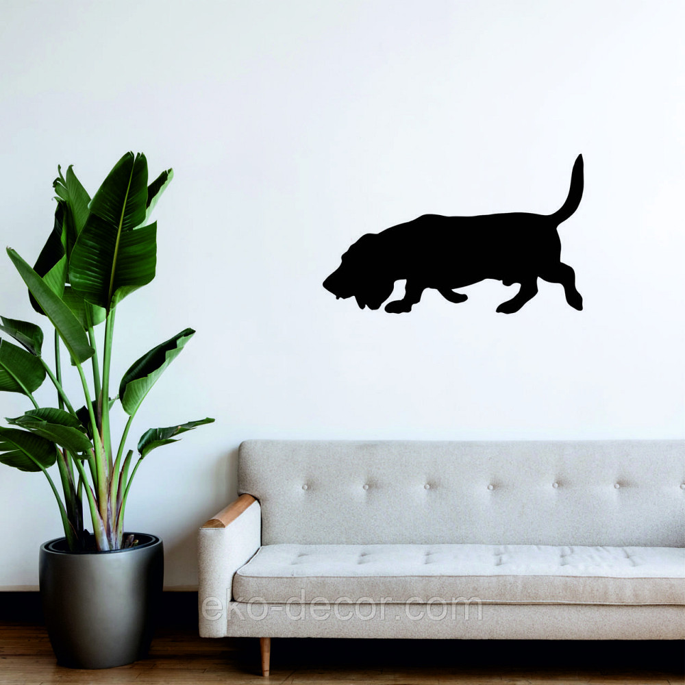 Декоративное настенное Панно «Бигль», Декор на стену 110*67 см, Черный Киев - изображение 4