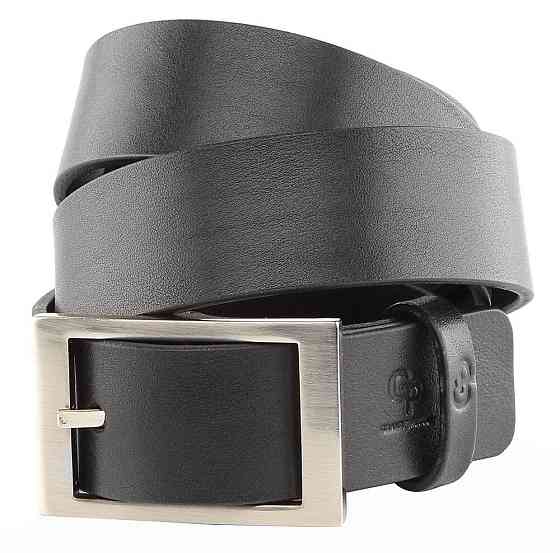 Ремень GRANDE PELLE 00239 кожаный Черный Киев