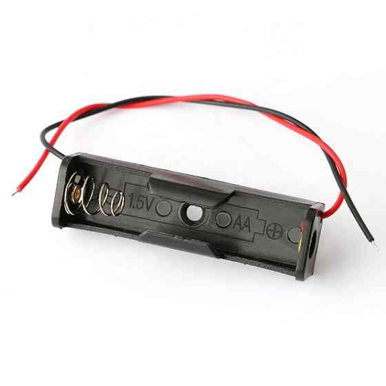 Бокс для батареї AA 1.5В з проводами для Arduino Київ
