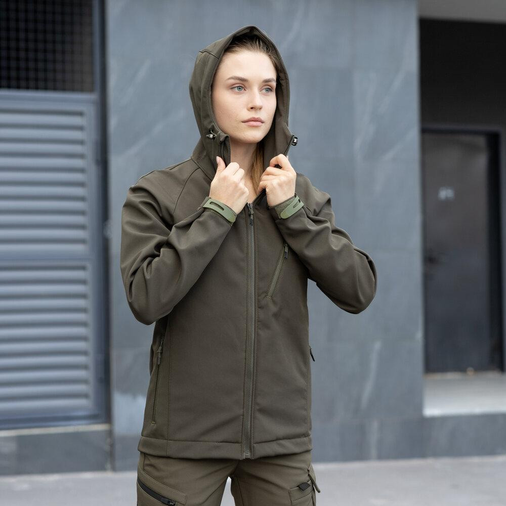 Женская тактическая куртка хаки Pobedov Matrix Киев - изображение 4