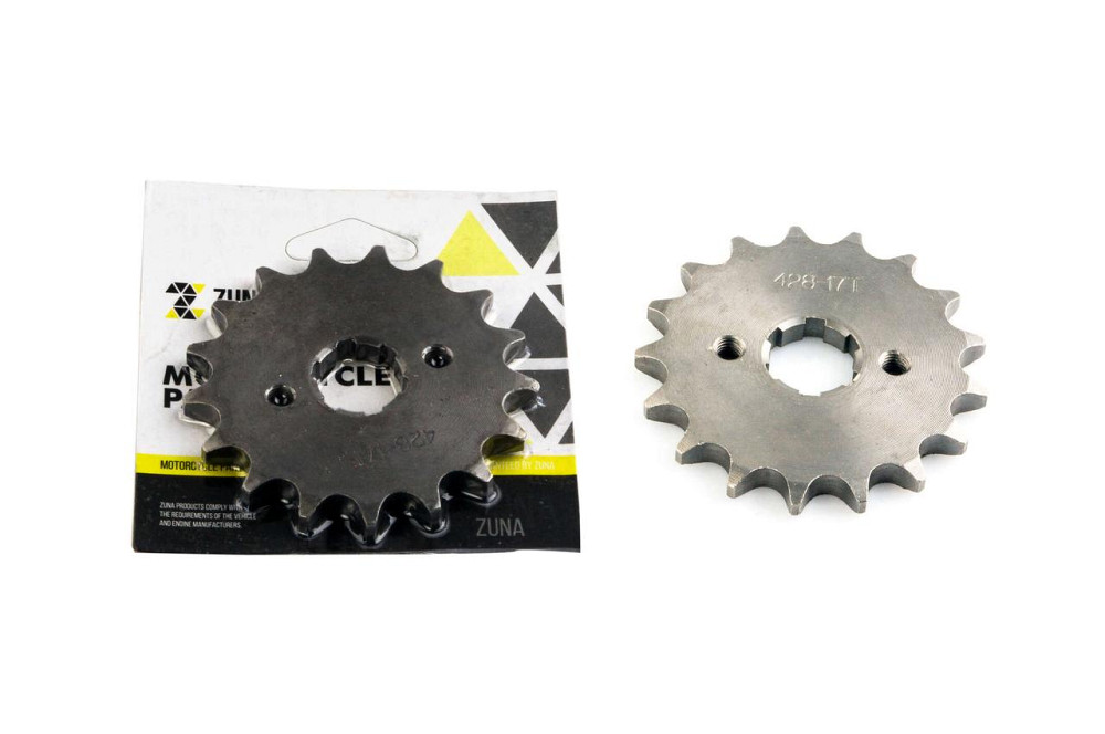 Звезда трансмиссии (передняя) мотоцикл 125J 428-17T Мукачево - изображение 1