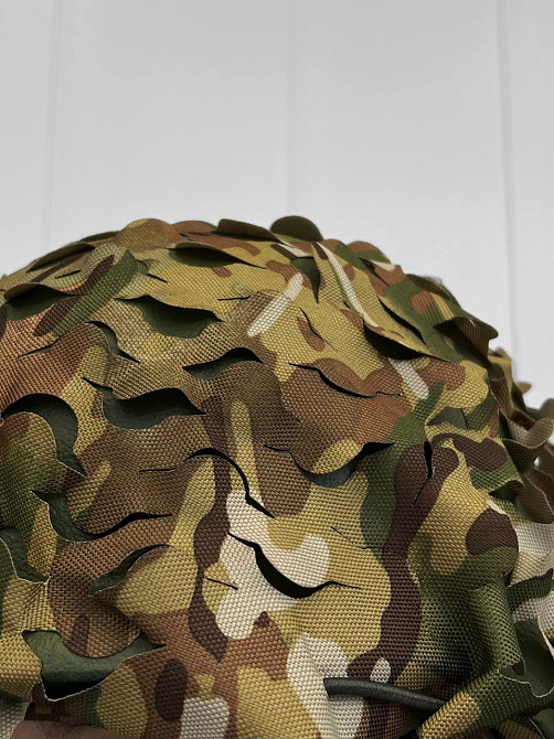 Кавер чохол для каски з прорізами Вільха маскувальний для шолома ЗСУ Одеса - фото 5