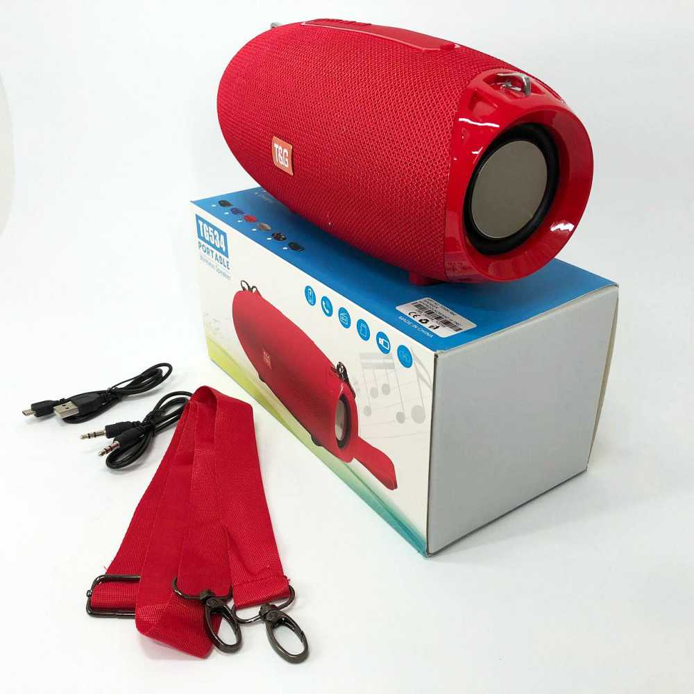 Бездротова bluetooth колонка TG534, Переносна колонка для вечірки, Блютуз акустика з радіо GM-96 Львів - фото 11