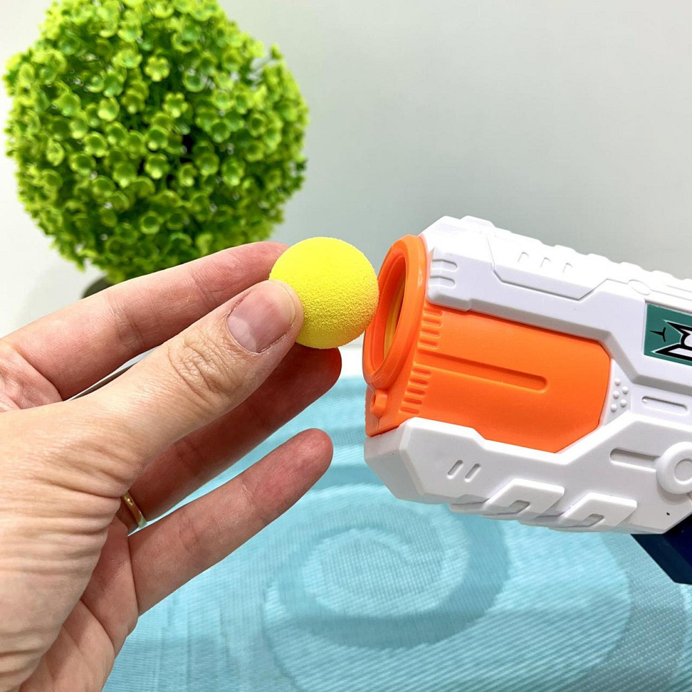 Бластер іграшковий з кульками 20 см Білий (648-32) Чернигов - изображение 6