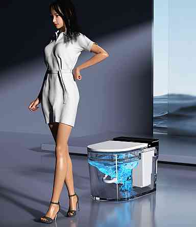 Умный смарт унитаз с автопеной, плазменной стерилизацией и подсветкой (G7) GYE (203146386) Киев