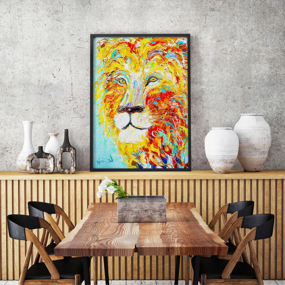 Пазл Різнобарвний лев - Colorful Lion (Enjoy-1416) Київ - фото 7
