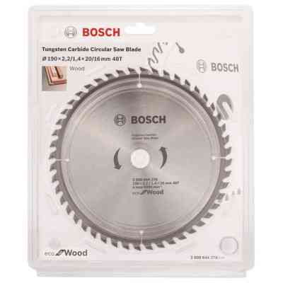 Диск пильний Bosch Eco for Wood 190x2.2x20-48T (2.608.644.378) Вінниця