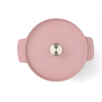 Кастрюля KitchenAid чавунна з кришкою 5,2 л Суха троянда (CC007431-001) Винница - изображение 3