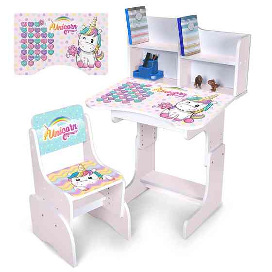 Дитяча Парта N 2071-9-7 зі стільчиком Вінниця