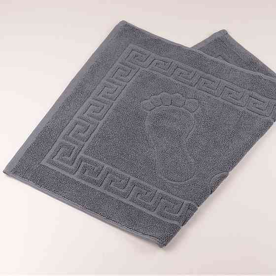 Махровий рушник для ніг GM Textile 50х70см 600г/м2 (Сірий) Суми