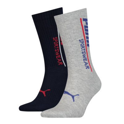 Носки Puma Men Logo Classic Sock 2P 102003001-023 темно-синій, сірий 39-42 (8718824798790) Винница - изображение 1