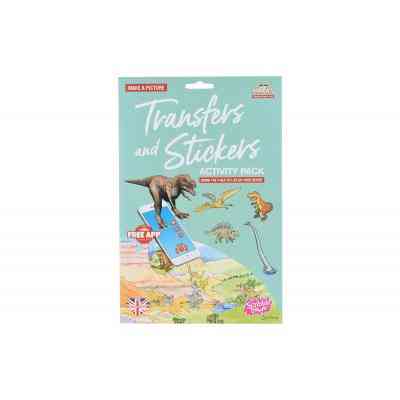 Набор для творчества Scribble down Набор переводных наклеек с онлайн приложением Динозавры (SD/22) Винница