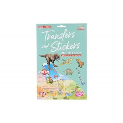 Набор для творчества Scribble down Набор переводных наклеек с онлайн приложением Динозавры (SD/22) Винница - изображение 1