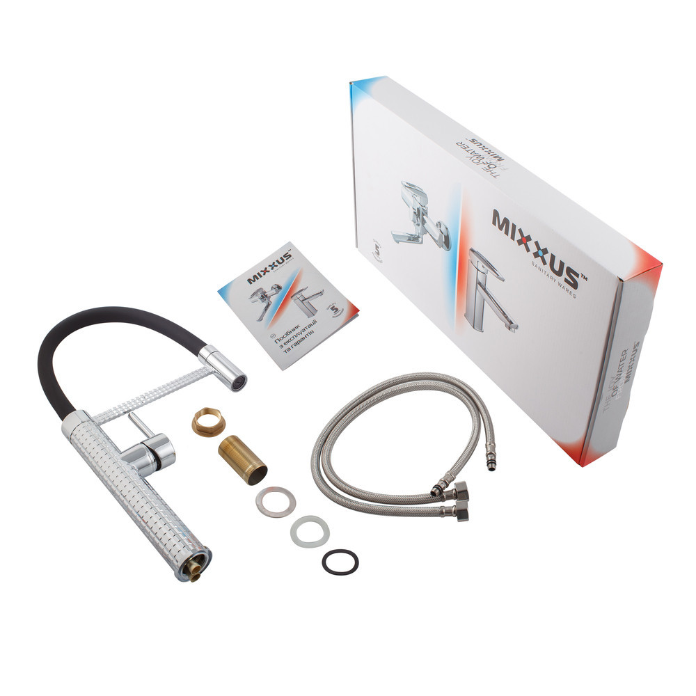 Кухонний змішувач Mixxus Premium Oliwer 017 REFL.BLACK MI6965 Харків - фото 2