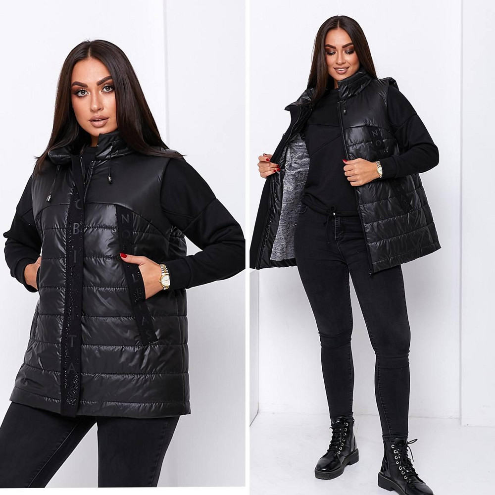 Жіночий стильний жилет. Жилет жіночий із гарним оздобленням. 48-58р. Київ - фото 3