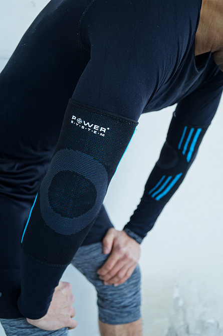 Налокітники Power System PS-6020 Elbow Support Evo Black/Blue (2шт.) XL Кам'янське - фото 9