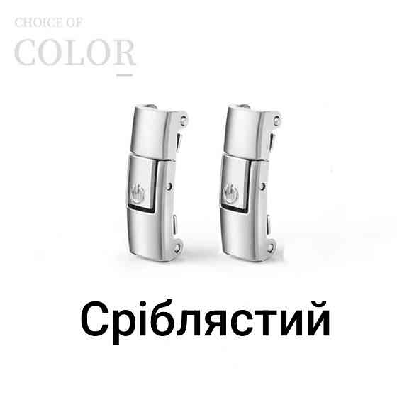 Застібки для шнурків  металеві Сріблястий Смела