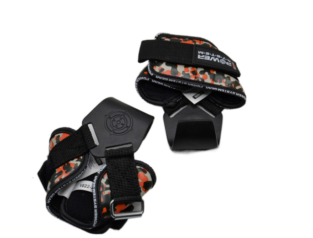 Гаки для тяги на зап'ястя Power System PS-3370 Hooks Camo Black/Red XL Луцьк - фото 2